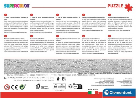 Clementoni gyerek puzzle 180 darabos - MogyorókIVET.HU - A te online butikod.