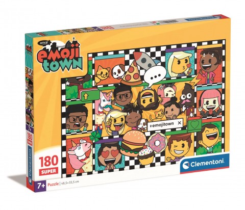 Clementoni gyerek puzzle 180 darabos - Emoji Város (2. változat)IVET.HU - A te online butikod.
