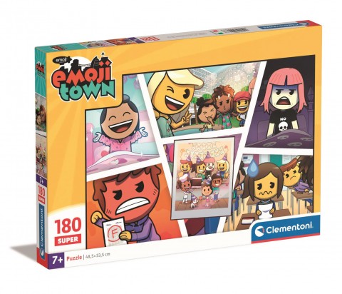 Clementoni gyerek puzzle 180 darabos - Emoji VárosIVET.HU - A te online butikod.