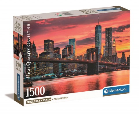 Clementoni puzzle 1500 darabos - East River alkonyatkorIVET.HU - A te online butikod.
