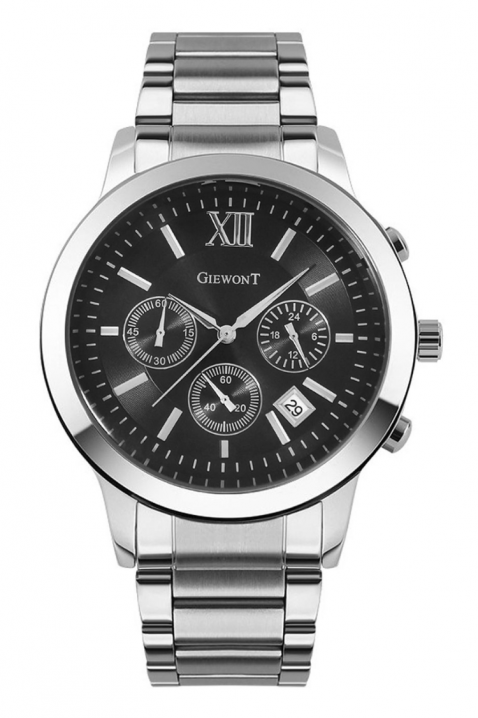 Giewont Chronograf GW6480-1 férfi karóra, Szín: ezüst, IVET.HU - A te online butikod.