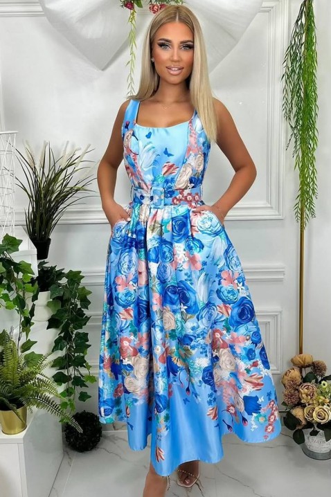 ZILENRA BLUE ruha, Szín: kék, IVET.HU - A te online butikod.