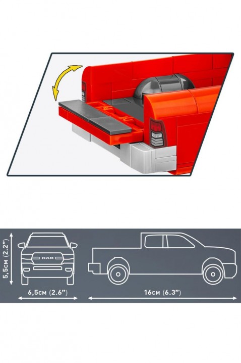 Konstruktor Cobi pickup RAM 1500 - 183 db-osIVET.HU - A te online butikod.