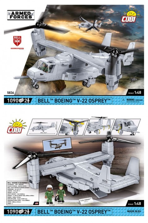 Konstrukror Cobi repülőgép Bell Boeing V-22 Osprey - 1090 db-osIVET.HU - A te online butikod.