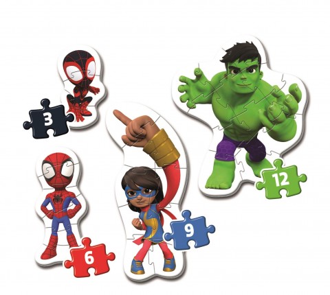 Bébi puzzle Clementoni 4 az 1-ben - Spidey és csodálatos barátaiIVET.HU - A te online butikod.