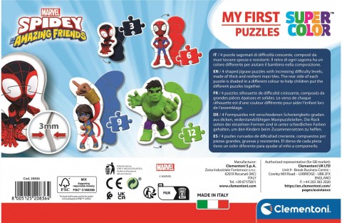 Bébi puzzle Clementoni 4 az 1-ben - Spidey és csodálatos barátaiIVET.HU - A te online butikod.