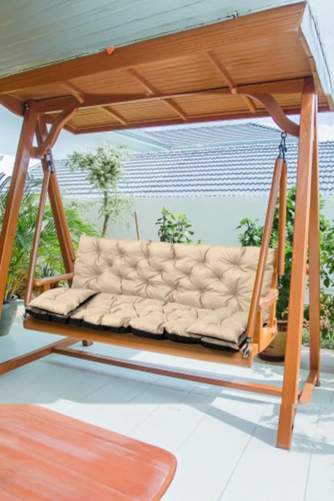 DROLMY BEIGE 150x60x50 cm párna kerti padhoz / hintahoz, Szín: bézs, IVET.HU - A te online butikod.