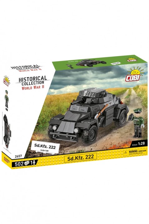 Cobi autó Sd.Kfz. 222 – 502. alkatrész, tervezőIVET.HU - A te online butikod.