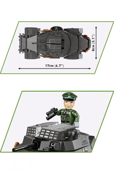 Cobi autó Sd.Kfz. 222 – 502. alkatrész, tervezőIVET.HU - A te online butikod.