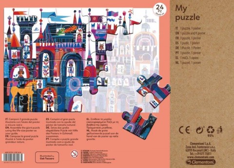 Clementoni gyerek puzzle 24 maxi darabbal - Az én váramIVET.HU - A te online butikod.