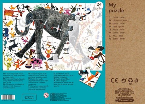 Clementoni gyerek puzzle 24 maxi darabbal - Az én állataimIVET.HU - A te online butikod.