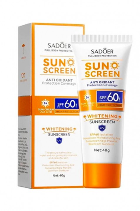 SADOER SPF 60 fehérítő naptejIVET.HU - A te online butikod.