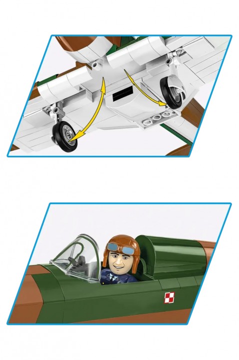 Cobi repülőgép konstruktor Hawker Hurricane - alkatrészek 375IVET.HU - A te online butikod.