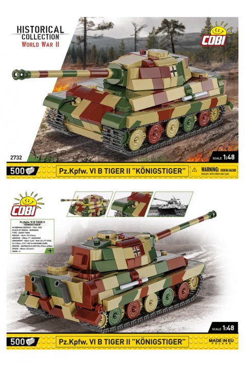 Cobi tank Tiger II 
