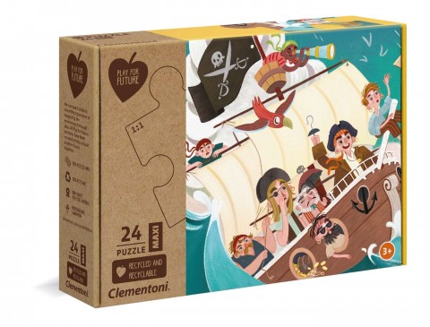 Clementoni gyerek puzzle 24 maxi darabbal - KalózokIVET.HU - A te online butikod.