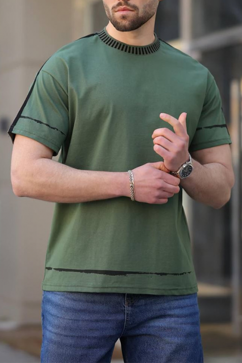 MERVORZO GREEN férfi poló, Szín: zöld, IVET.HU - A te online butikod.