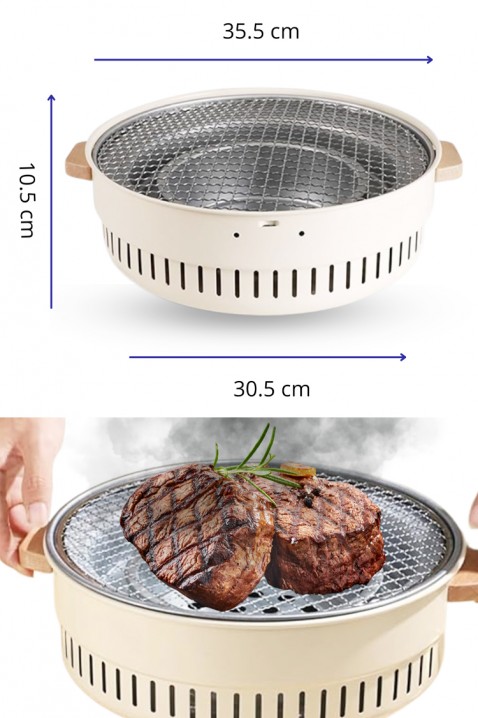 GLIRONZO turista grill 3 az 1-ben, Szín: fehér, IVET.HU - A te online butikod.