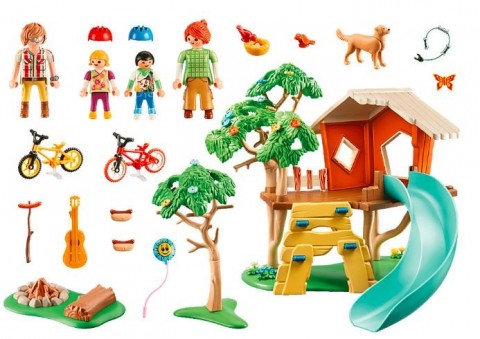 Family Fun 71001 Családi szórakozás figurákkal - Csúszdás lombház építőkészletIVET.HU - A te online butikod.