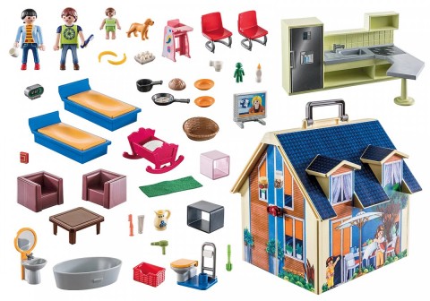 Babafigurák készlet Dollhouse 70985 Hordozható babaházIVET.HU - A te online butikod.