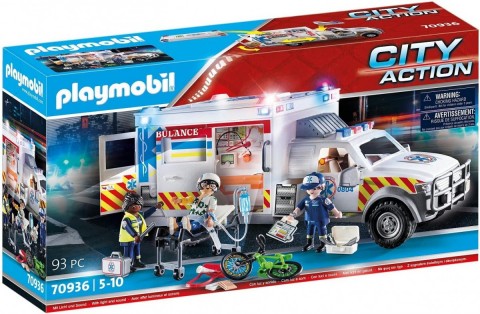 City Action 70936 Mentőautó figurakészlet: US AmbulanceIVET.HU - A te online butikod.