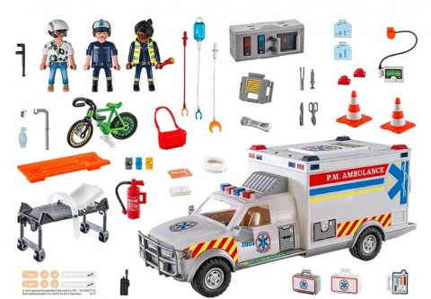 City Action 70936 Mentőautó figurakészlet: US AmbulanceIVET.HU - A te online butikod.