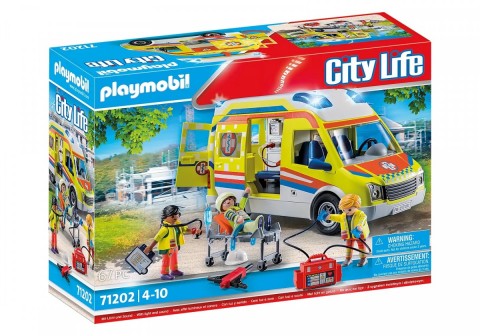 City Life 71202 Mentőautó fény- és hanghatásokkal készletIVET.HU - A te online butikod.