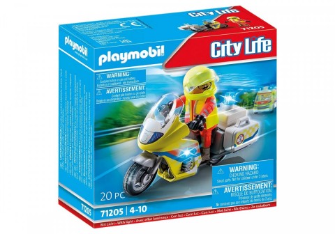 City Life 71205 Mentőmotor világítással figurakészletIVET.HU - A te online butikod.