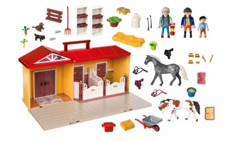 Country 71393 figurakészlet Új hordozható istállóvalIVET.HU - A te online butikod.