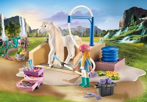 Játékfigura készlet Horses 71354 Isabella és Lioness a lómosó területenIVET.HU - A te online butikod.