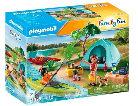 Family Fun 71425 Családi kempingezés sátorral figura készletIVET.HU - A te online butikod.