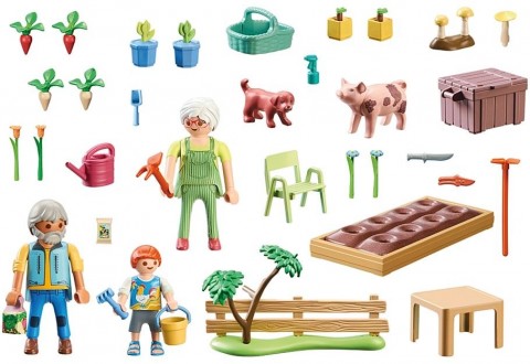 Country 71443 Kerti zöldséges készlet nagyapával figurákkalIVET.HU - A te online butikod.