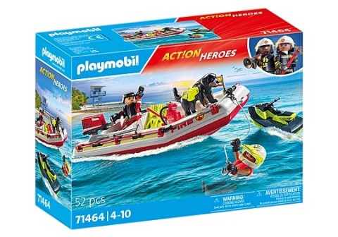 Action Heroes 71464 Tűzoltóhajó vízi robogóval figurakészletIVET.HU - A te online butikod.