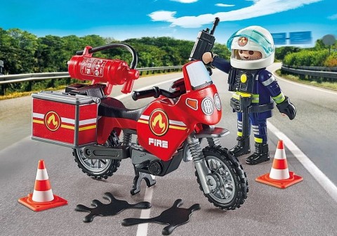 Action Heroes 71466 Tűzoltó motor baleseti helyszínen játékkészlet figurávalIVET.HU - A te online butikod.