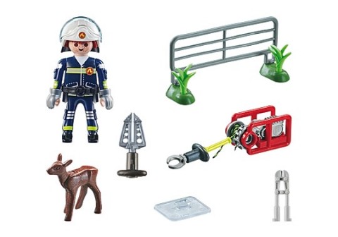 Action Heroes 71467 Tűzoltóság - Állatmentés figurakészletIVET.HU - A te online butikod.