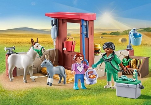 Country 71471 Állatorvos szamárkákkal figurakészletIVET.HU - A te online butikod.