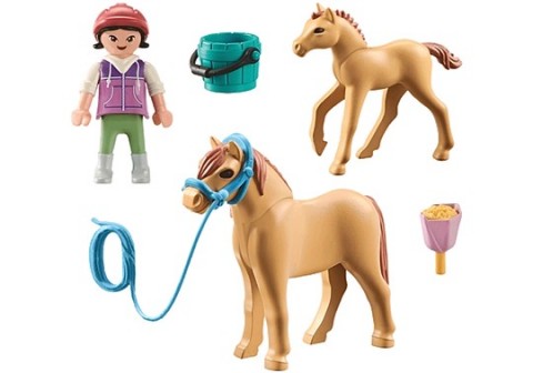 Horses 71498 figura készlet Gyermek pónival és csikóvalIVET.HU - A te online butikod.