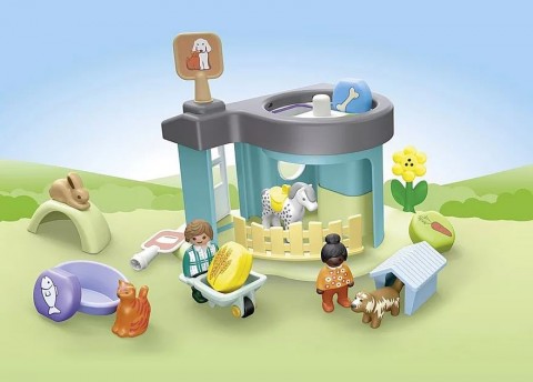 Junior 71690 Állathotel etetőadagolóval figura készletIVET.HU - A te online butikod.