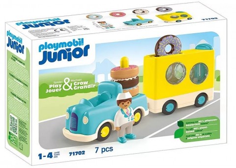 Junior 71702 Őrült Fánk Kamion figura készlet építési és válogatási funkcióvalIVET.HU - A te online butikod.