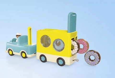 Junior 71702 Őrült Fánk Kamion figura készlet építési és válogatási funkcióvalIVET.HU - A te online butikod.