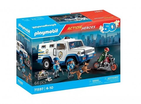 Action Heroes 71597 Játékkészlet Pénzszállító járművelIVET.HU - A te online butikod.