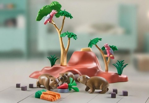 Wiltopia 71625 Wombatok menedéke játékszett фигурákkalIVET.HU - A te online butikod.
