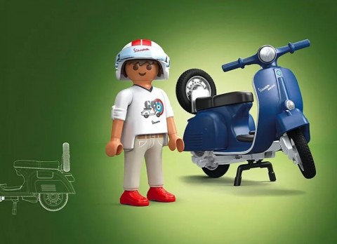 Vespa 71622 figura készlet 1969 Vespa 150 Sprint Veloce, kékIVET.HU - A te online butikod.
