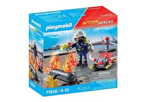 Action Heroes 71826 Tűzoltó vízpumpávalIVET.HU - A te online butikod.