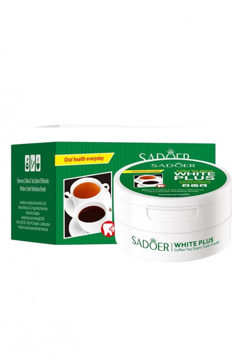 SADOER Whitening Plus fogfehérítő porIVET.HU - A te online butikod.
