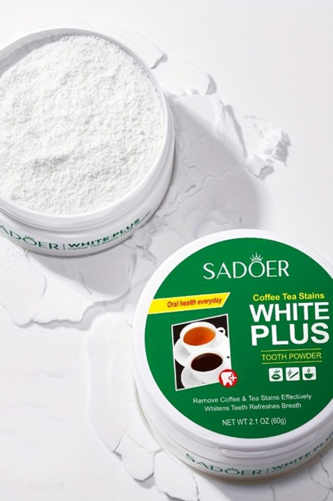 SADOER Whitening Plus fogfehérítő porIVET.HU - A te online butikod.