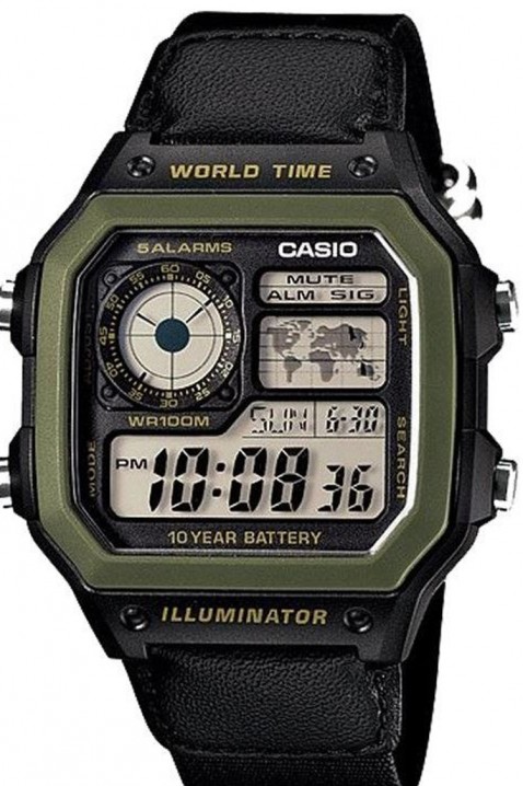 CASIO AE-1200WHB-1BVDF férfi karóra, Szín: multicolor, IVET.HU - A te online butikod.