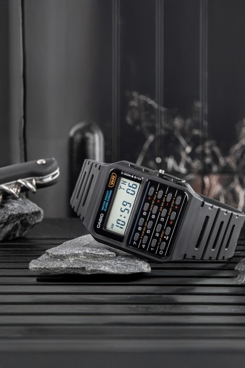 CASIO CA-53W-1Z férfi karóra, Szín: fekete, IVET.HU - A te online butikod.