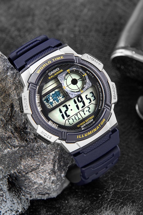 CASIO AE-1000W-2AVDF férfi karóra, Szín: sötétkék, IVET.HU - A te online butikod.