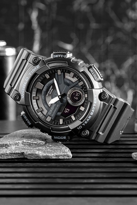 CASIO AEQ-110W-1BVDF férfi karóra, Szín: fekete, IVET.HU - A te online butikod.
