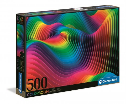 Clementoni puzzle 500 darabos - Színes hullámokIVET.HU - A te online butikod.